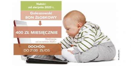 Baner bon żłobkowy
